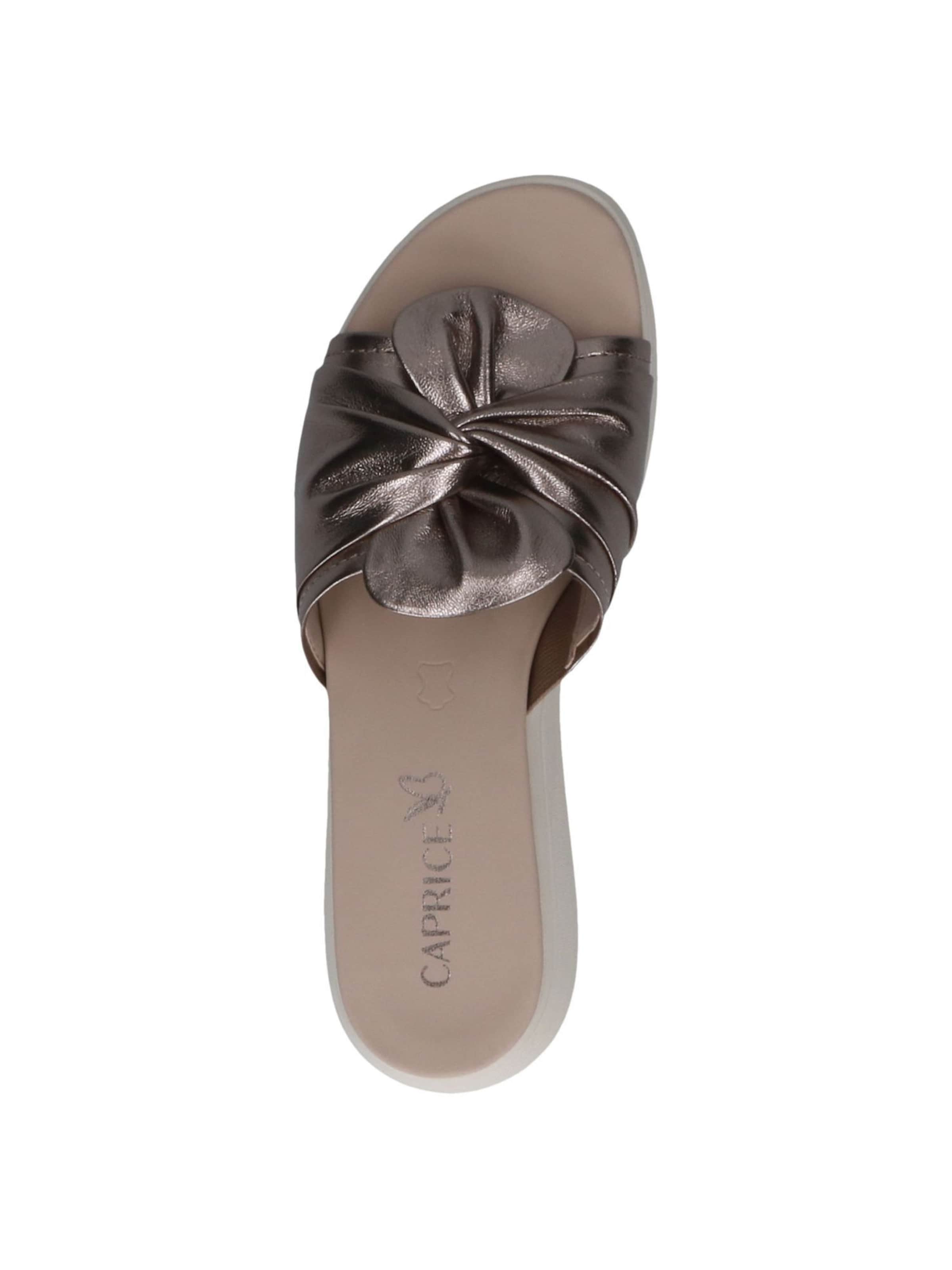CAPRICE Pantolette in Bronze