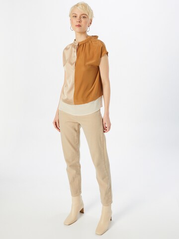 Sisley Bluse i beige