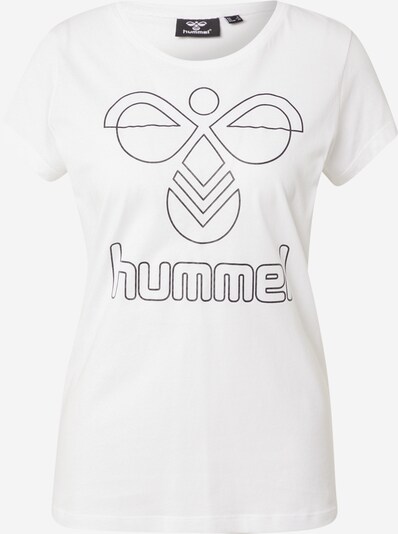 Hummel T-shirt fonctionnel 'Senga' en noir / blanc, Vue avec produit