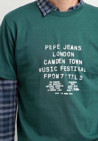 Pepe Jeans Shirt 'Jean' in Groen