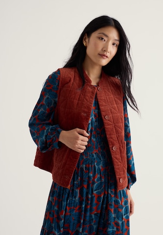 Gilet 'Incoming Tide' Seasalt Cornwall en orange : devant