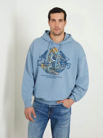 GUESS Sweatshirt in Blau: predná strana