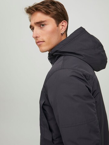 JACK & JONES Winterparka in Zwart