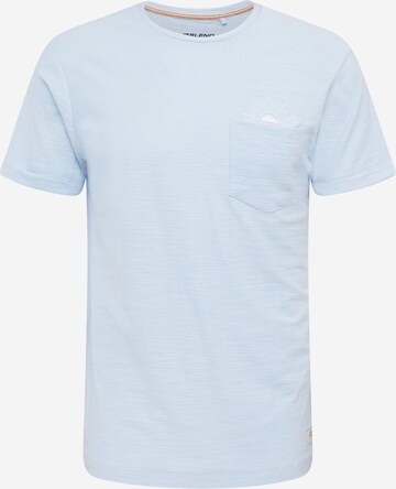 T-Shirt BLEND en bleu : devant