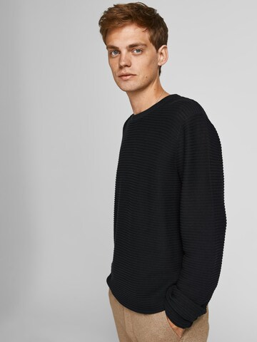 JACK & JONES Pullover 'Wind' in Schwarz