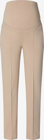 Noppies Regular Trousers with creases 'Eili' in Beige: front