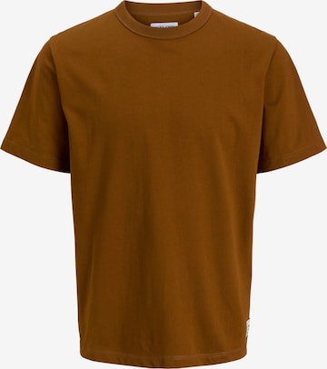 JACK & JONES Shirt 'JJEDOVER' in Brown: front
