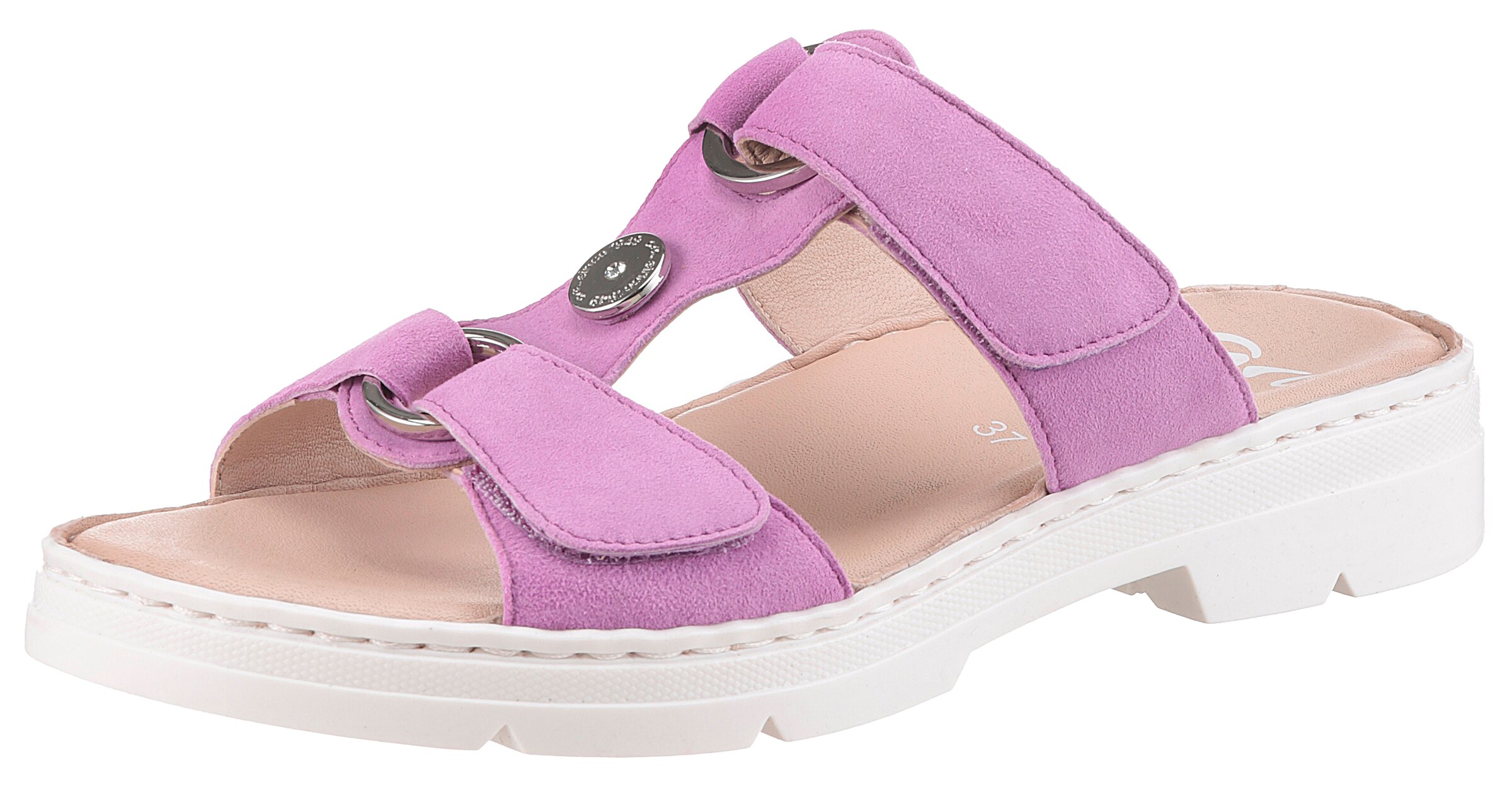 ARA Mules in Purple: front