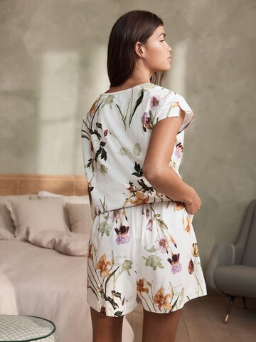 B by Ted Baker Kort pyjamas i vit