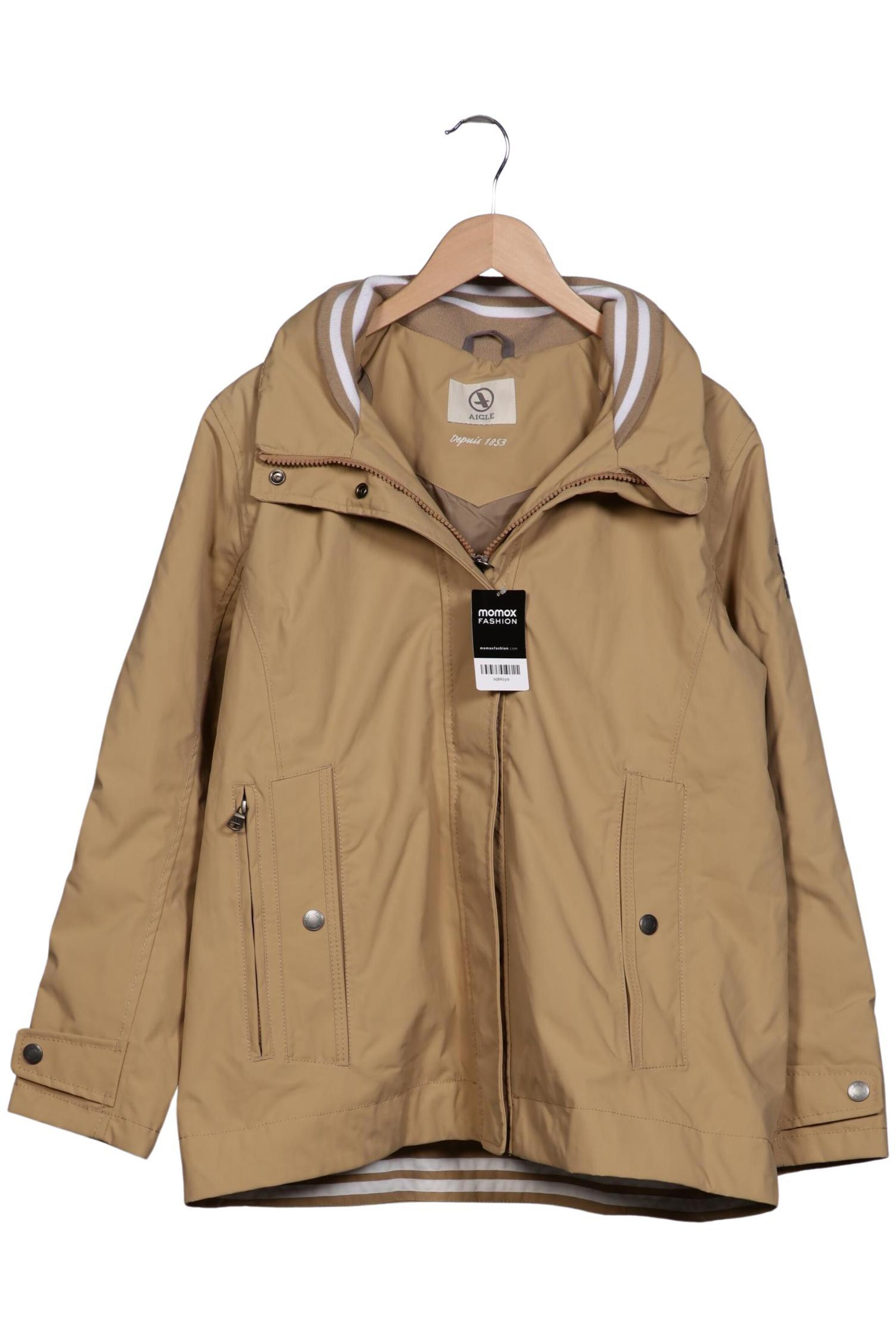 AIGLE Jacket & Coat in S in Beige: front