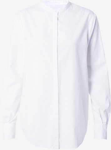 BOSS - Blusa 'Befelize' em branco: frente