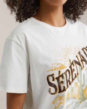 WE Fashion Tričko - Biela