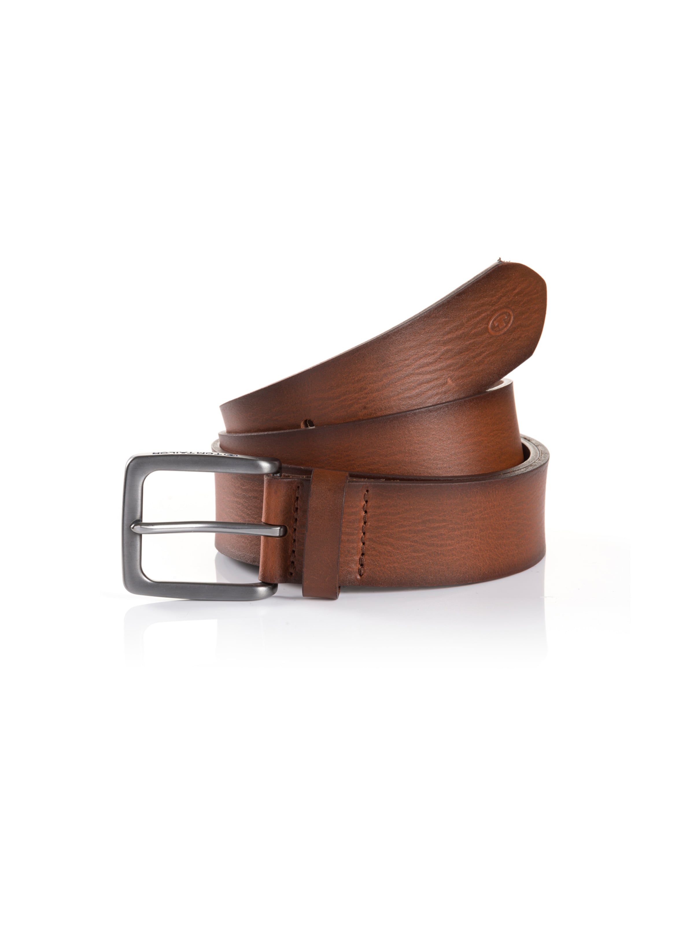 TOM TAILOR Vyö 'SCOTT' värissä ruskea: etupuoli