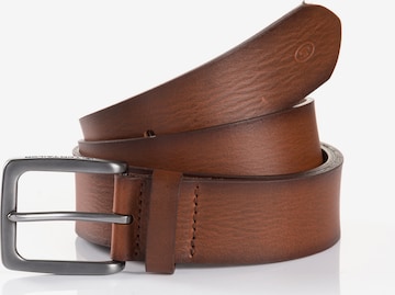 Ceinture 'SCOTT' TOM TAILOR en marron : devant