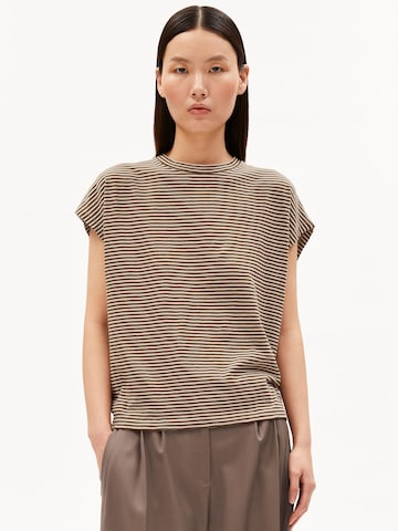 ARMEDANGELS T-Shirt SLUB JERSEY STRIPE in Mischfarben: Vorderseite