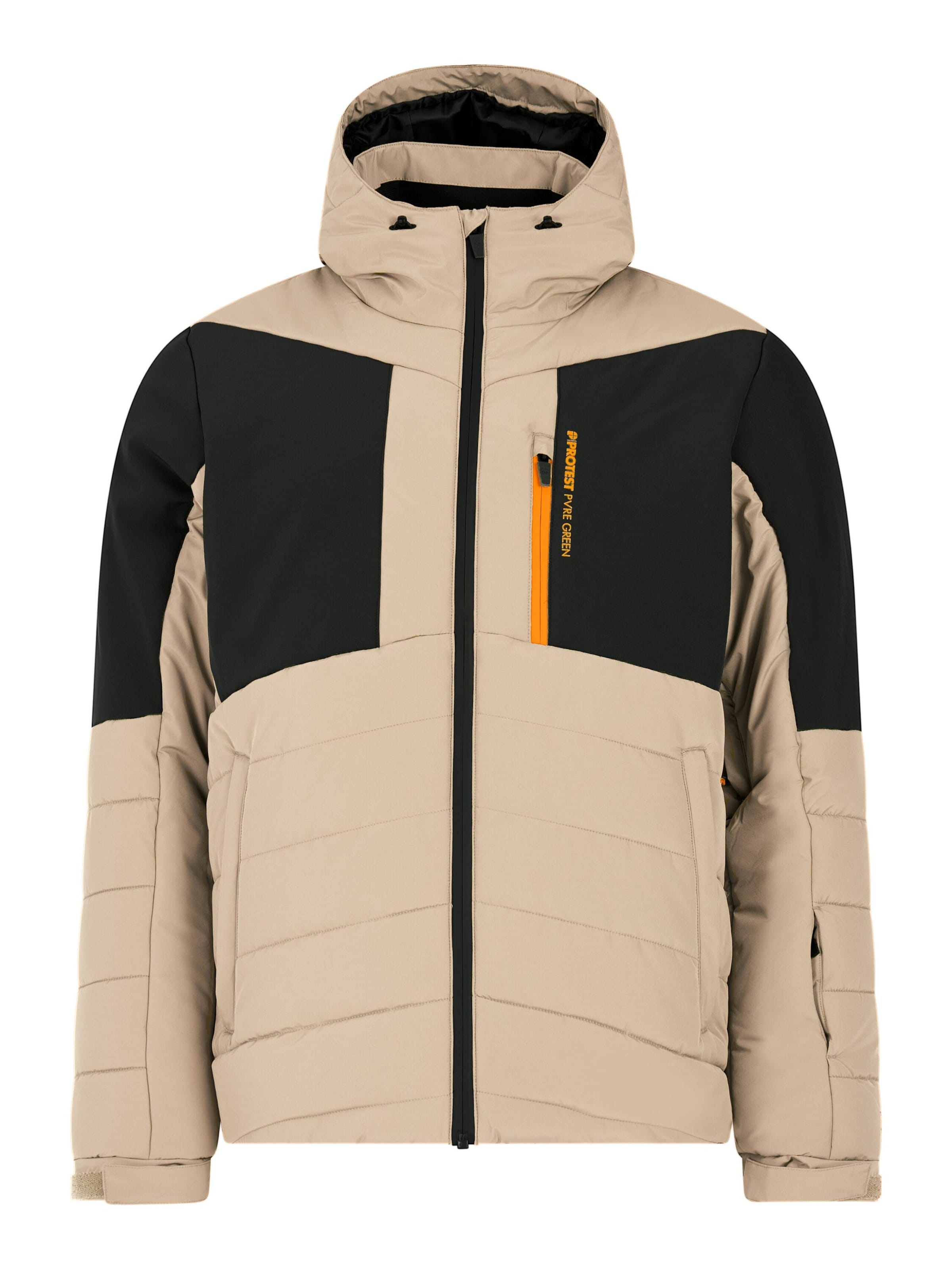 PROTEST Sportjacke 'PRTNaldo'‌‌ in Braun: Vorderseite