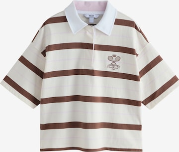 Next Poloshirt in Weiß: Vorderseite