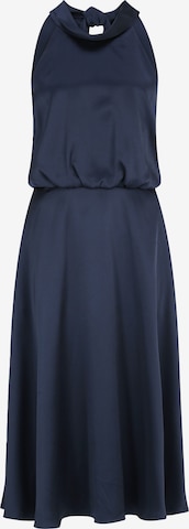 Vera Mont Cocktailkleid mit Stehkragen in Blau: Vorderseite