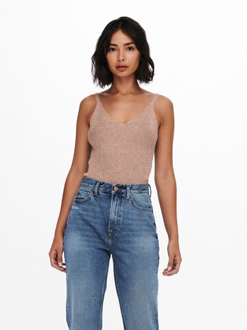 Tops en tricot ONLY en rose : devant