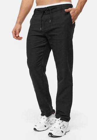 INDICODE JEANS Regular Pants 'Clio' in Black