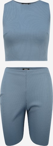 Missguided Petite Loungewear in Blue: front