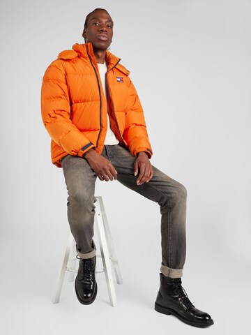 Tommy Jeans Vinterjakke 'ALASKA' i orange