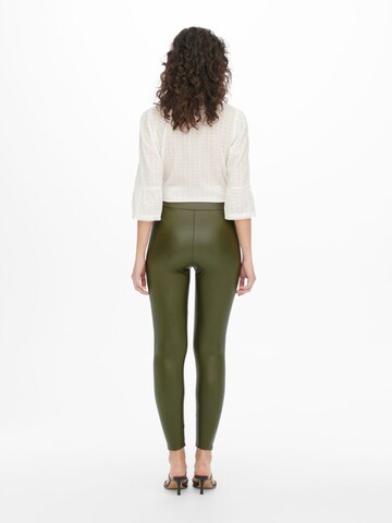 JDY Skinny Leggings 'Stine' in Green