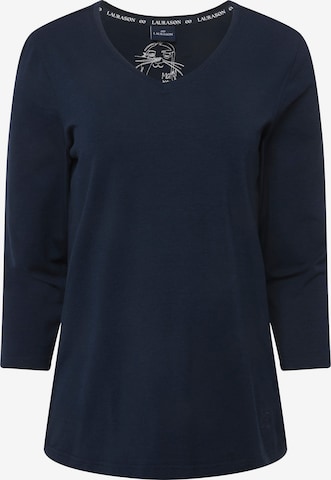 LAURASØN Shirt in Blauw: voorkant