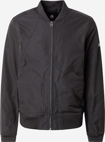 G-STAR Prehodna jakna | črna barva: sprednja stran