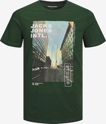 Tricou 'GARNER' de la JACK & JONES pe verde: față