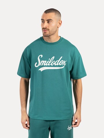 T-Shirt 'Lorik' Smilodox en vert : devant