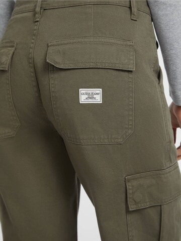 GUESS Wide leg Cargo Pants in Green