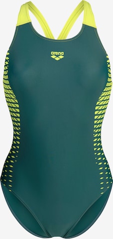 Maillot de bain 'OPENINGS' ARENA en vert : devant