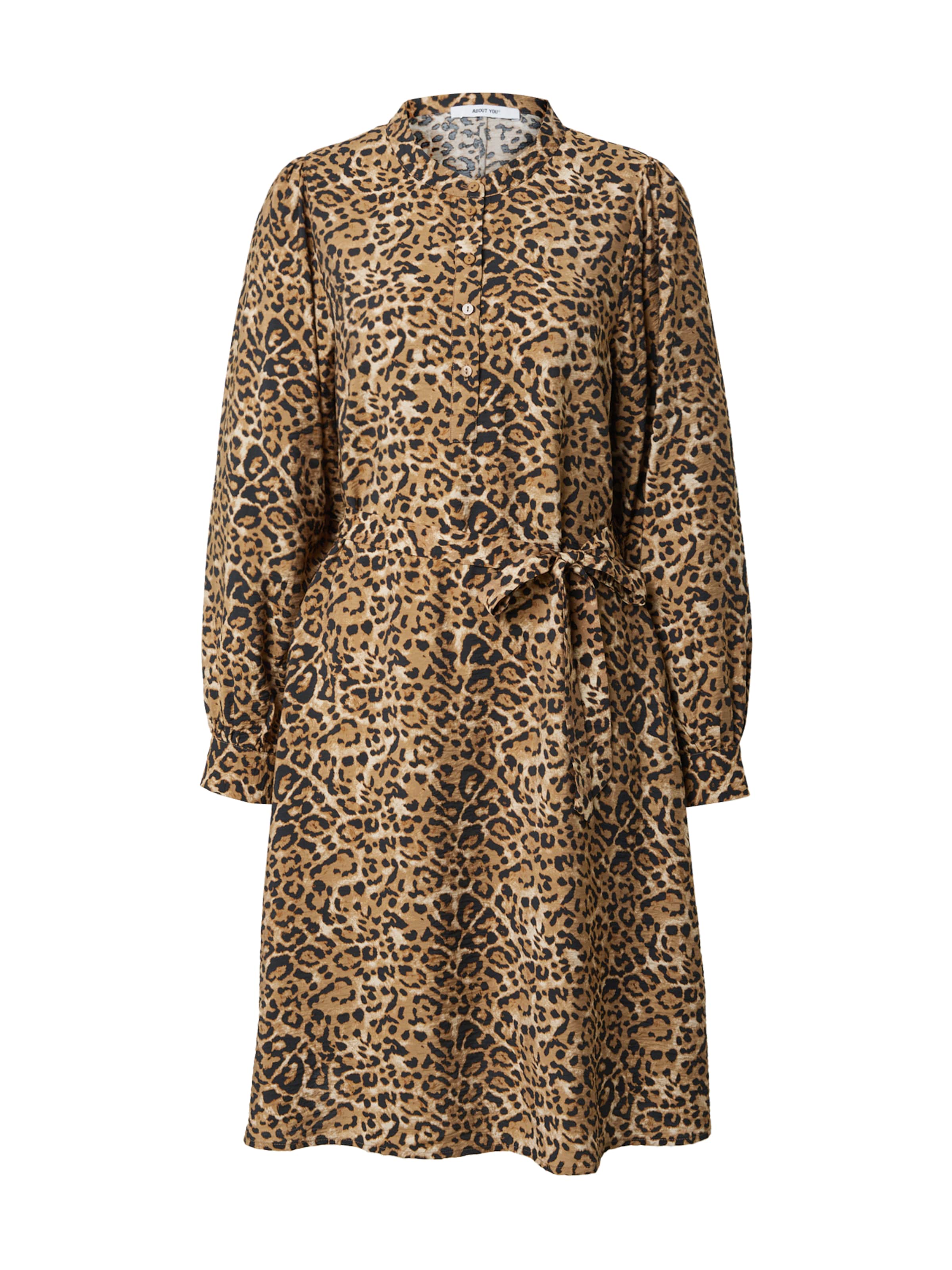 ABOUT YOU Kleit 'Carmen', värv pruun: eest vaates