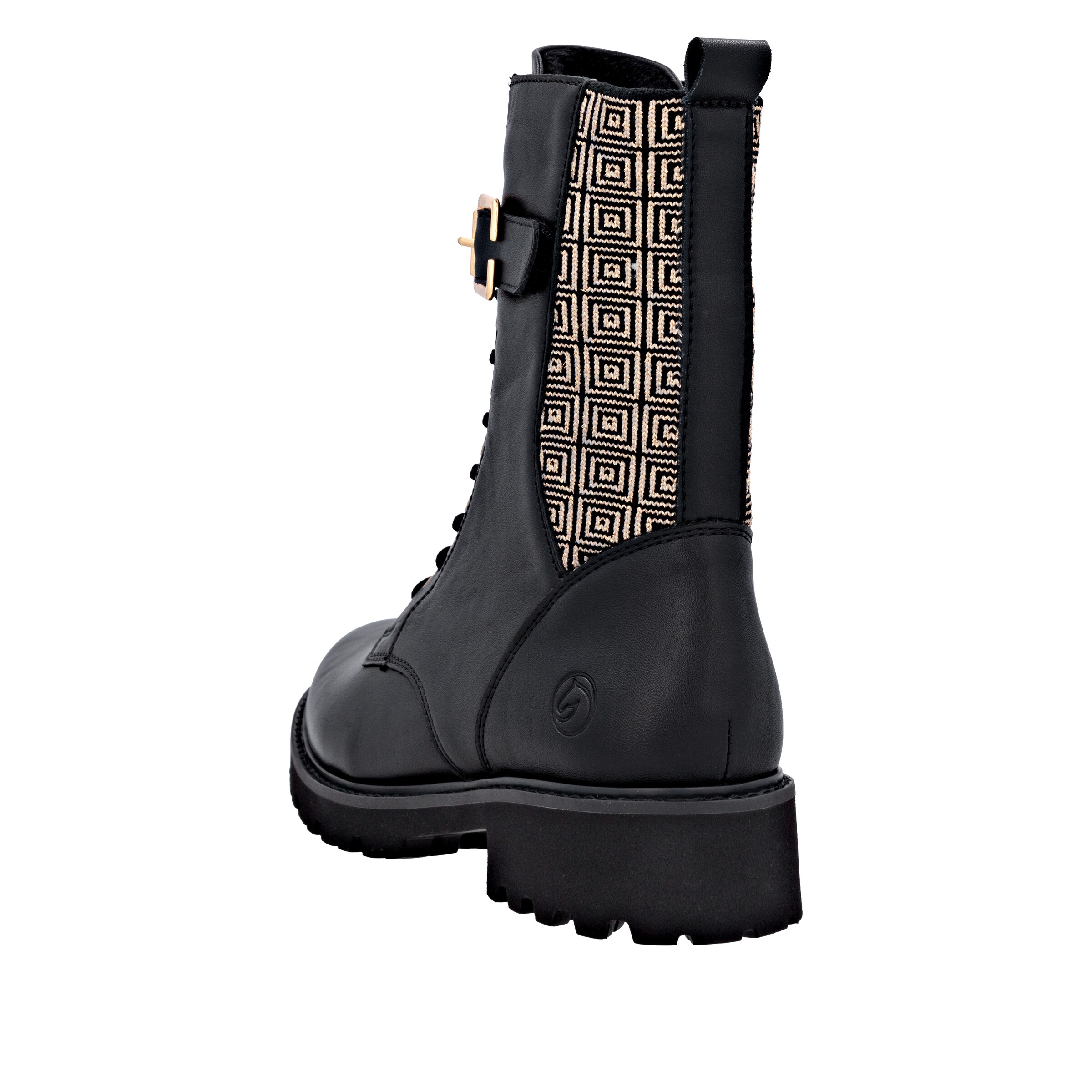 Bottines à lacets REMONTE en noir