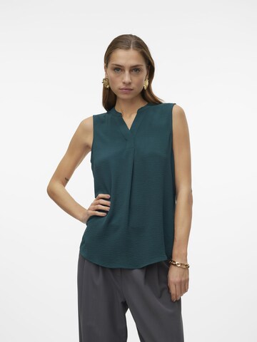 Chemisier 'ELVA' VERO MODA en vert : devant