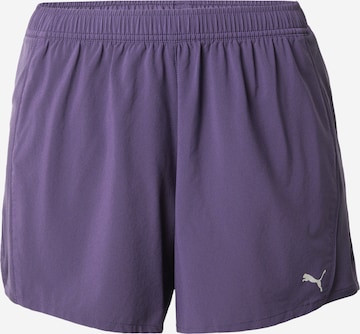 PUMA Sports trousers 'VELOCITY 5' in Purple: front