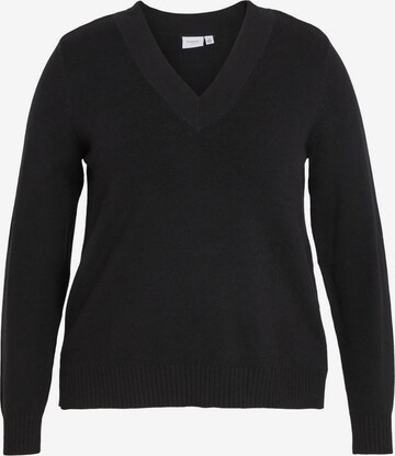 Pull-over EVOKED en noir : devant