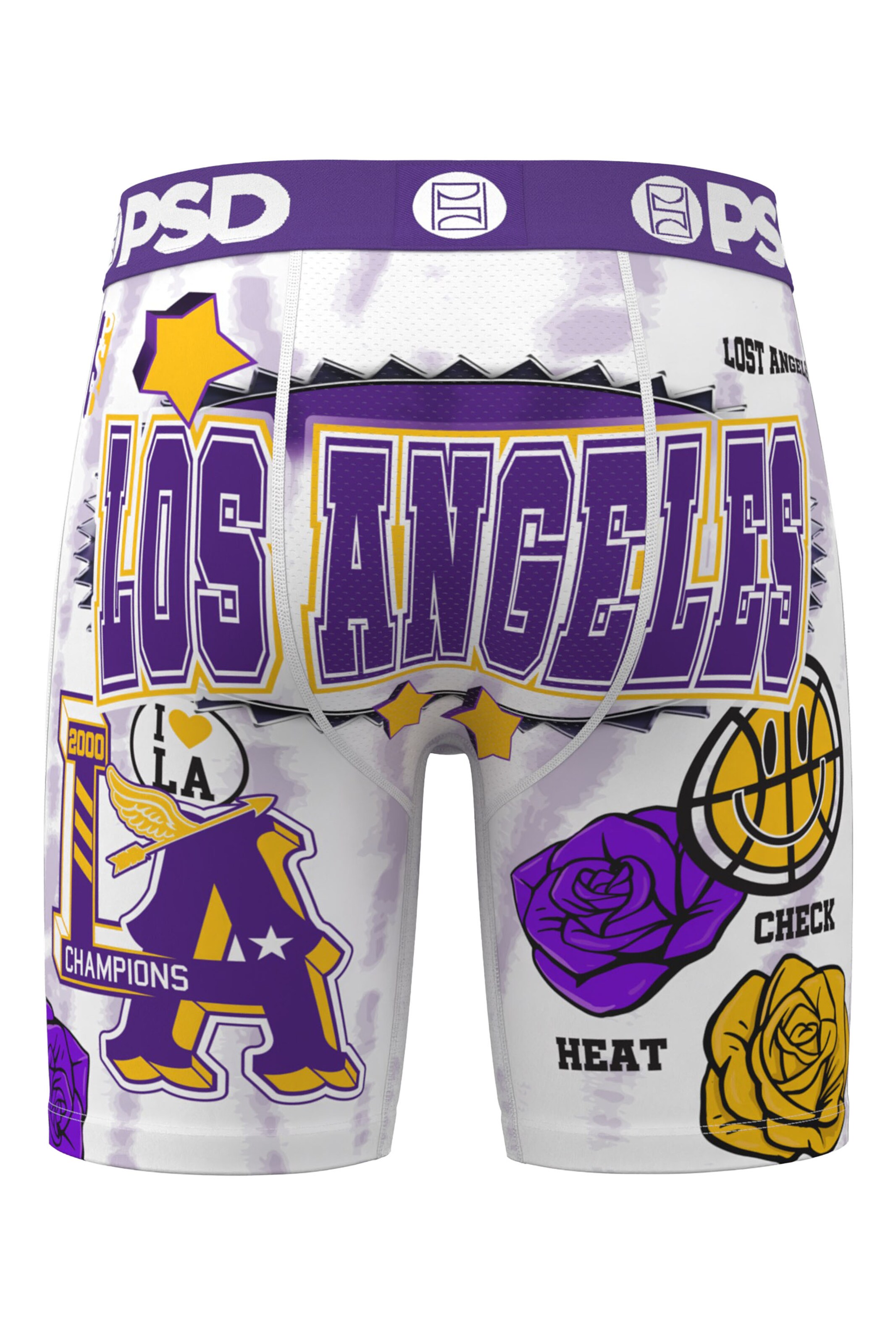 PSD Boxer shorts 'La Buckets' in White
