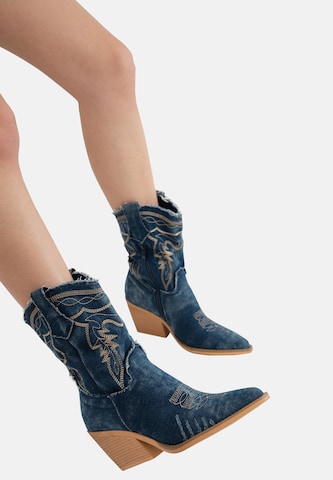 Stivale da cowboy di Elara in blu