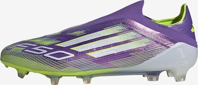 ADIDAS PERFORMANCE Chaussure de foot 'F50 Elite' en vert clair / violet / blanc, Vue avec produit