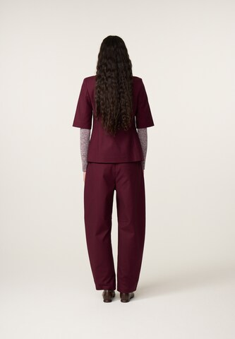 Effilé Pantalon Fabienne Chapot en rouge
