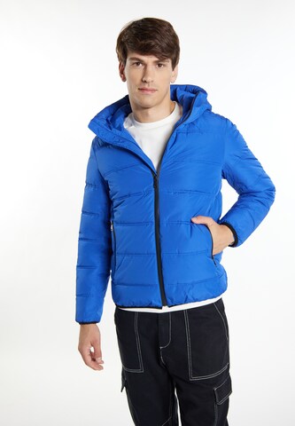 MO Зимняя куртка 'Ucy' в Синий: спереди