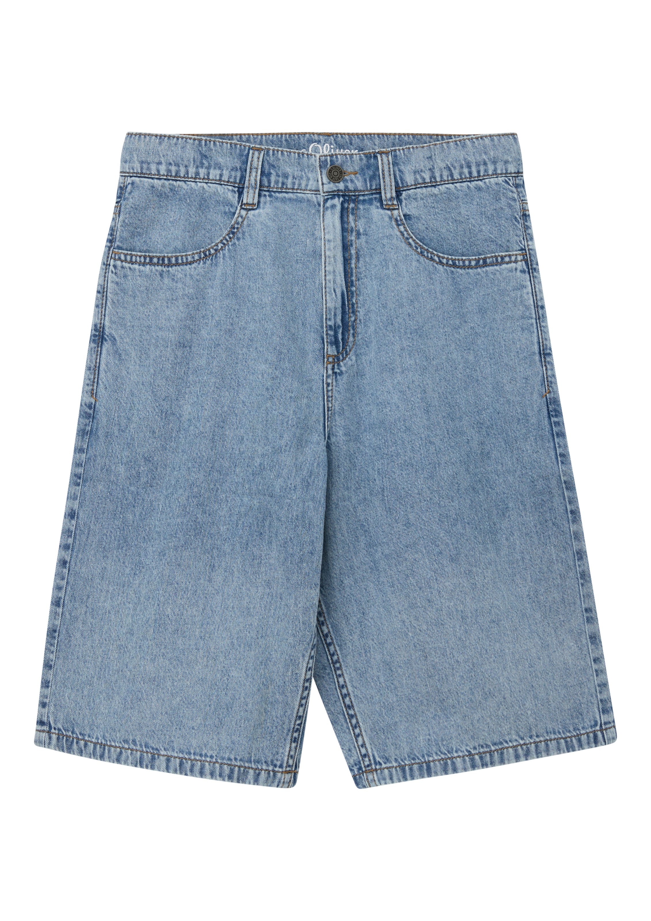 s.Oliver Wide leg Jeans in Blue: front