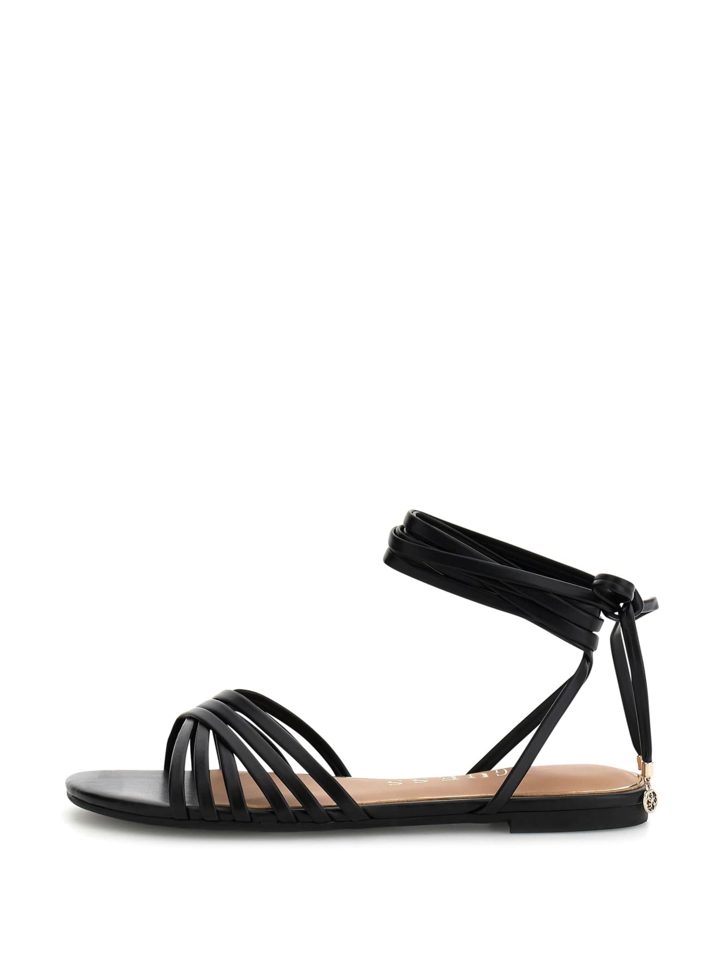 GUESS Sandals 'Tasen' in Black: front