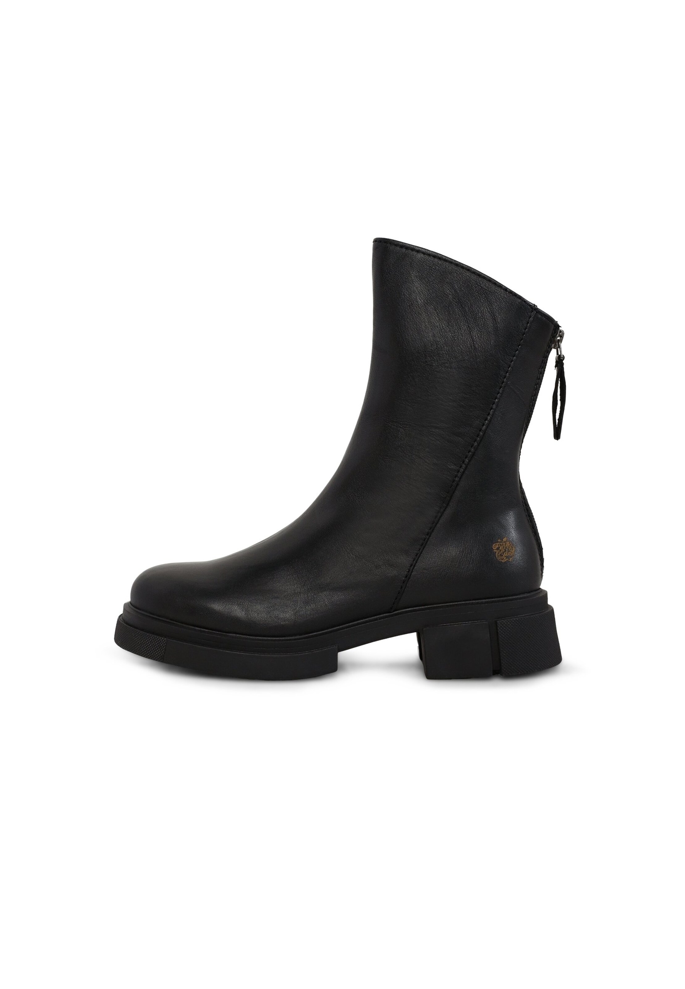 Bottines 'GISELLY' Apple of Eden en noir : devant