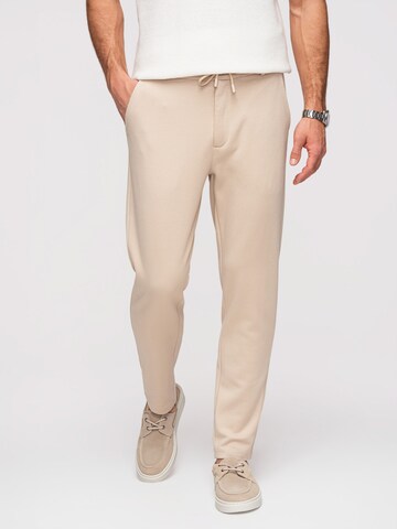Tapered Pantaloni di Ombre in beige