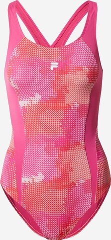 FILA Bustier Sportsbadedragt 'SANYA' i pink: forside