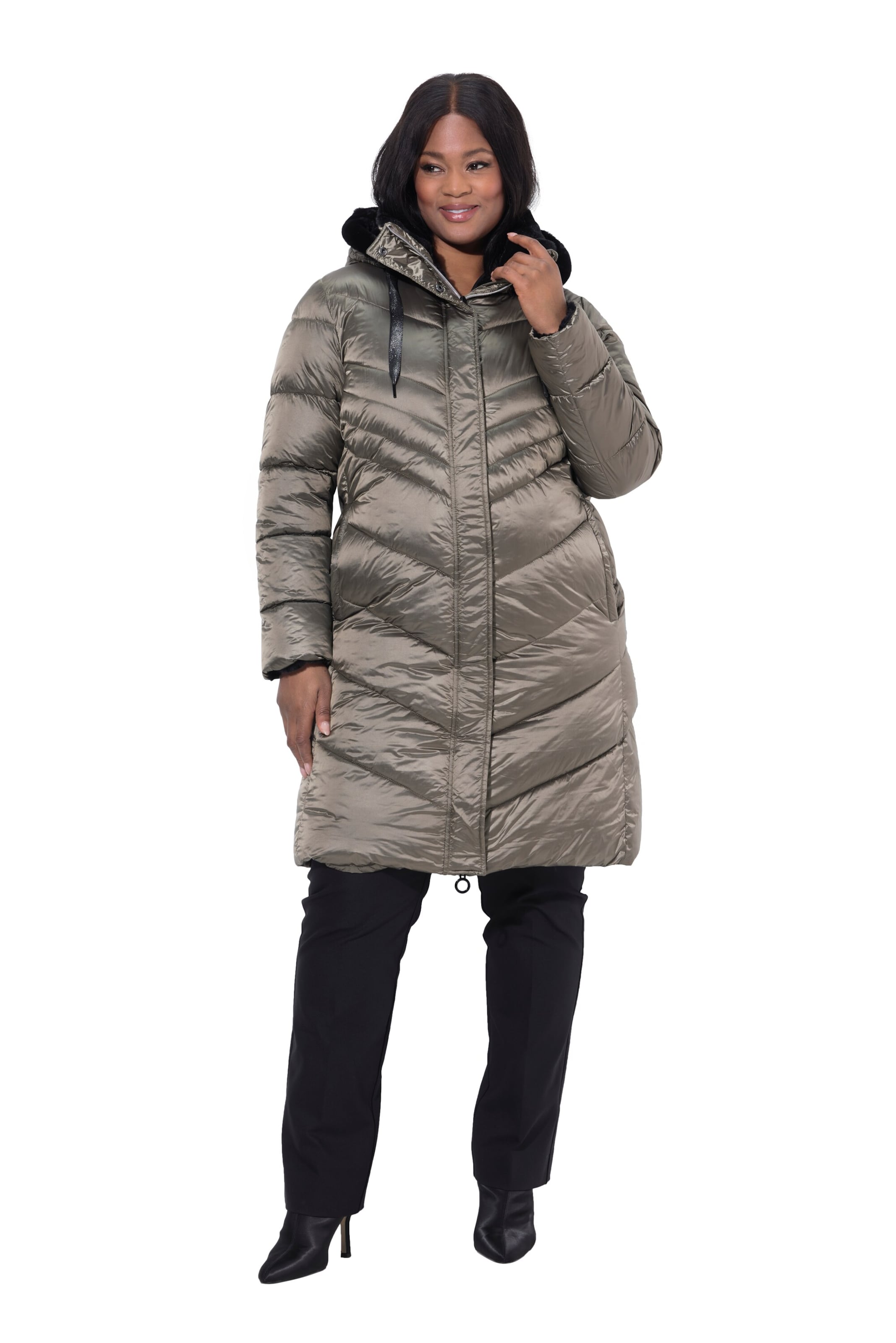 Ulla Popken Winter coat in Grey