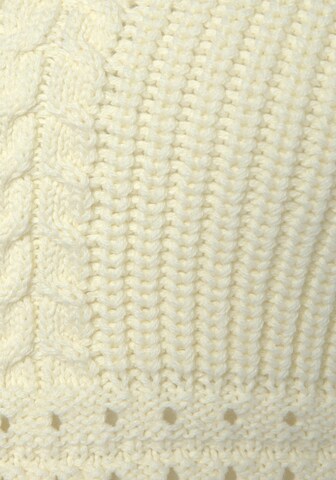 LASCANA Knitted top in Beige